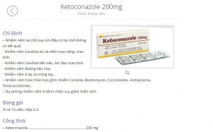Bộ Y tế cảnh báo lại tác hại của Ketoconazole