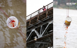 Muôn kiểu thả cá chép trong ngày Ông Công, Ông Táo ở Hà Nội