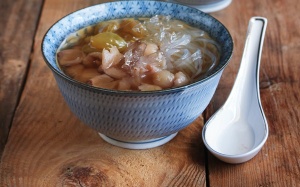 Chè thạch long nhãn thanh mát chống ngán