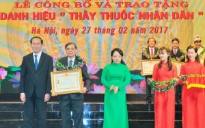 134 bác sỹ, dược sỹ nhận danh hiệu Thầy thuốc Nhân dân