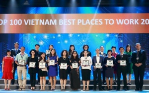 Vinamilk 3 năm liên tiếp đứng thứ 2 trong top 100 nơi làm việc tốt nhất Việt Nam