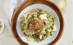 Thịt heo xào mướp đắng theo kiểu Nhật