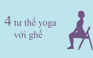 4 tư thế yoga với ghế giúp chống lại cơn đau lưng