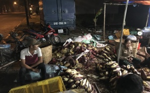 Chuối bào trắng nõn nhờ chất tẩy và hàn the