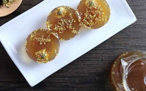 Món ngon tráng miệng: Mát ngọt thạch trà mật ong hoa cúc