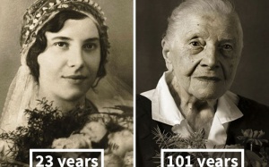 'Những khuôn mặt thế kỷ' thay đổi từ thuở 20 đến 100 tuổi