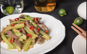 Món ngon đầu tuần: Thịt bò xào cần tây