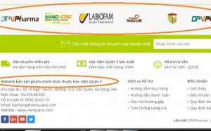 hocvienquany.com.vn mạo danh để bán hàng?