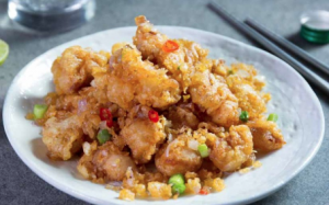 Sụn gà chiên xóc hành tỏi