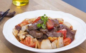 Thịt bò sốt Worcestershire theo kiểu Trung Quốc