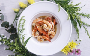 Ngon và lạ: Tôm rim hoa quế khô