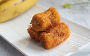 Ngon lạ món bánh chuối chiên xù