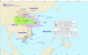 Bão số 4 đổ bộ vào Quảng Trị, miền Trung có mưa to đến rất to