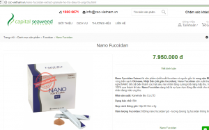 TPCN Nano Fucoidan Extract Granule bị 'thổi phồng' tác dụng