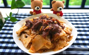 Món ngon đầu tuần: Thịt bò xào măng