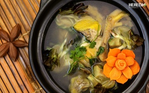 Gà hầm Atiso – thanh mát và bổ dưỡng