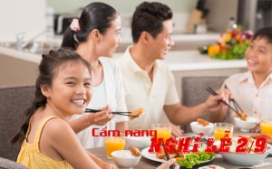 Chỉ dẫn ăn uống lành mạnh trong dịp nghỉ lễ 2/9