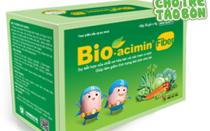 Bio-acimin Fiber: Tăng chất xơ, chẳng sợ táo bón