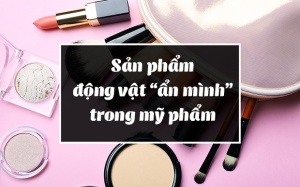 Người theo lối sống chay tịnh: Cẩn thận sản phẩm động vật trong mỹ phẩm