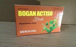 Sản phẩm bảo vệ gan Bogan actiso forte bị thu hồi do vi phạm ghi nhãn
