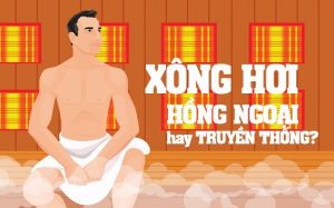 Nên tắm xông hơi truyền thống hay xông hơi hồng ngoại?