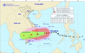 Bão số 12 giật cấp 15 sẽ đổ bộ đất liền