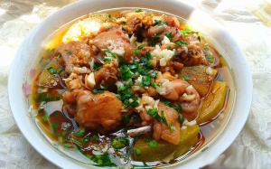 Gà hấp bí đỏ ngon lành, bổ dưỡng