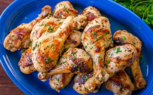 Chào năm mới cùng món gà nướng tỏi và mù tạt vàng