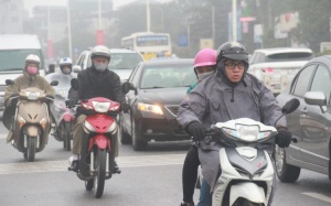 Không khí lạnh tiến sâu vào Trung Bộ