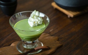 Làm pudding trà xanh thơm mát 