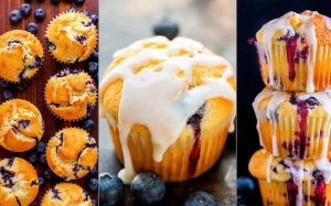 Làm bánh muffin việt quất bông xốp, mềm mịn và ngọt ngào