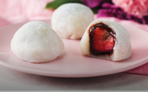 Bánh mochi chocolate bọc dâu tây - Bánh ngon cho ngày cuối tuần
