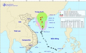 Bão số 2 sẽ không đổ bộ vào miền Bắc nước ta