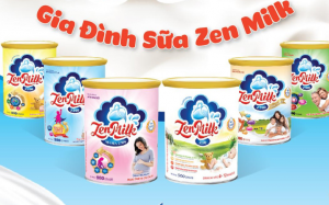 ZenMilk – gia đình sữa bột chăm lo toàn diện sức khỏe gia đình