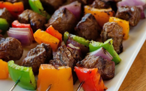 Bò xiên rau củ nướng - món ngon cho cả gia đình