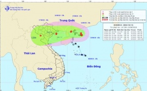 Cơn bão số 4 sắp đổ bộ vào Bắc Bộ