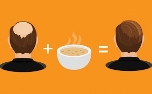 Đồ ăn cũng có thể giảm rụng tóc và thúc đẩy tóc mọc nhanh