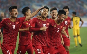 Vòng loại U23 Châu Á: Thắng mỹ mãn, U23 Việt Nam tạm xếp đầu bảng