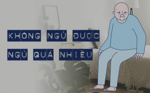 Cả không ngủ được và ngủ quá nhiều đều ảnh hưởng xấu tới người cao tuổi
