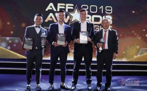 Park Hang-seo trở thành HLV xuất sắc nhất Đông Nam Á