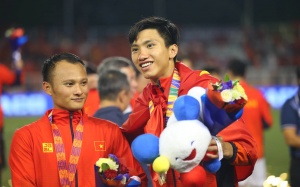 Chung kết bóng đá nam Seagames 30: Park Hang-seo, Văn Hậu - Những người hùng của trận đấu