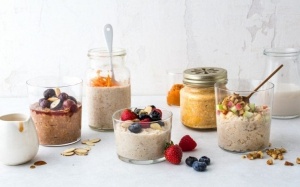 10 công thức làm yến mạch ngâm qua đêm