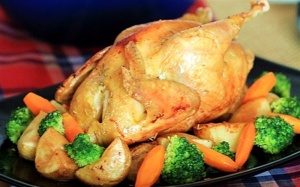 Gà nướng rau củ thơm ngon, tròn vị chiêu đãi cả gia đình