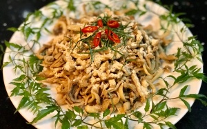 Tối nay ăn gì: Nhâm nhi chút bia với chạo chay từ nấm sò nhé!