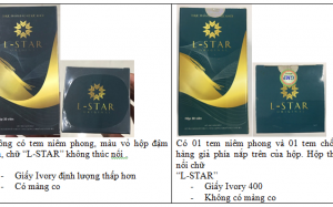 Phân biệt TPBVSK L-Star hàng giả và hàng thật