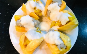 Tối nay ăn gì: Cuối tuần làm xôi mít cốt dừa hai màu 