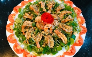 Tối nay ăn gì: Nộm rau càng cua trộn tôm