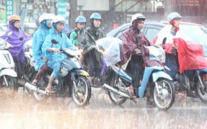 Bắc, Trung Bộ có mưa rào và dông, ngày nắng nóng