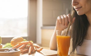Đẹp da, tăng cường miễn dịch với nước ép cà rốt