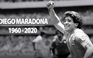 Huyền thoại bóng đá thế giới Diego Maradona qua đời ở tuổi 60